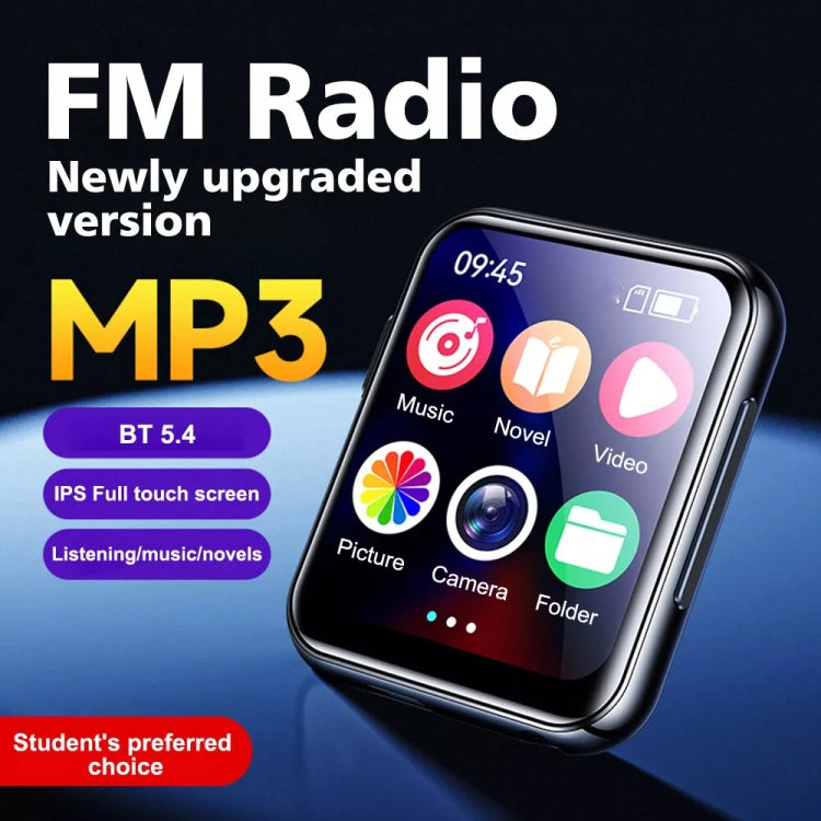 Reproductor de MP3 A30 con cámara digital FHD 720P Reproductor de audio con sonido sin pérdidas Bluetooth 5.4, Excluding Memory Card, 4GB, 8GB, 16GB, 32GB, 64GB