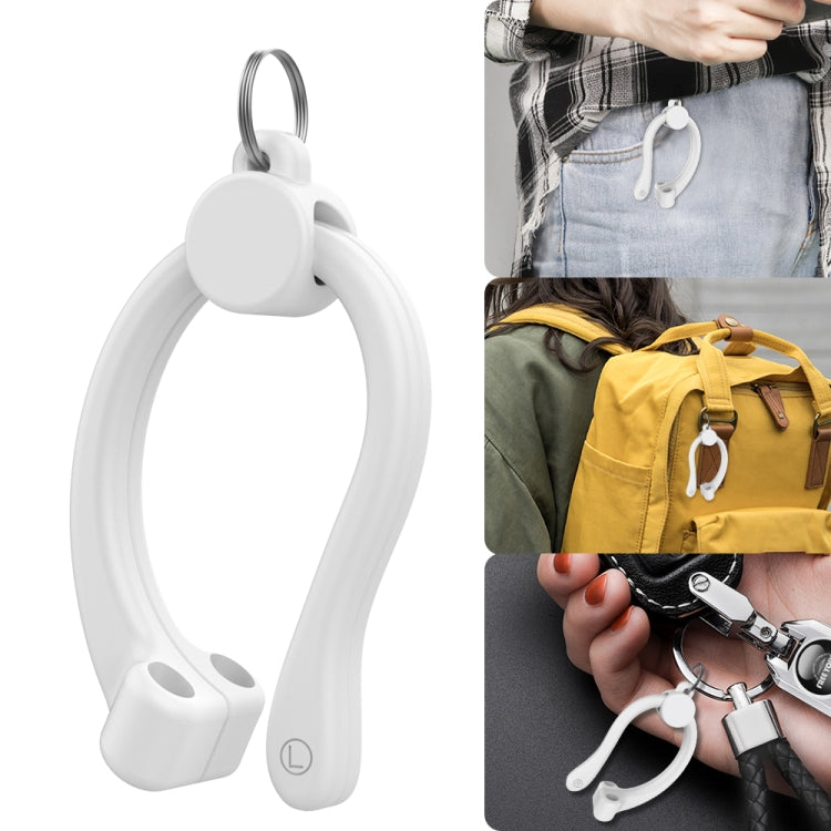 AhaStyle PT78, 1 par de auriculares inalámbricos, ganchos magnéticos de silicona para almacenamiento antipérdida para Apple AirPods 1 / 2 / 3 / Pro / Pro 2