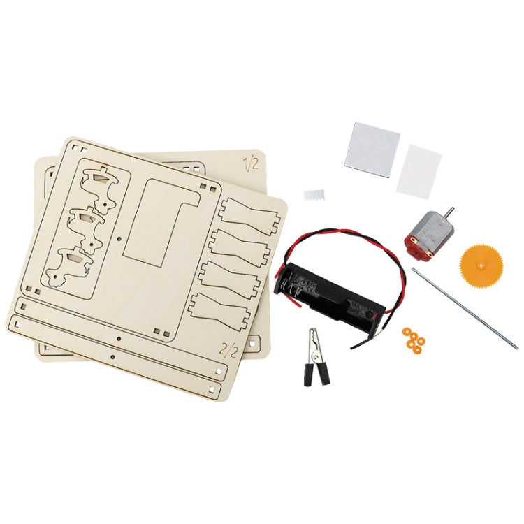 Modelo de ensamblaje de carrusel eléctrico para niños, juguete casero de producción de tecnología científica DIY, Electrical Carousel