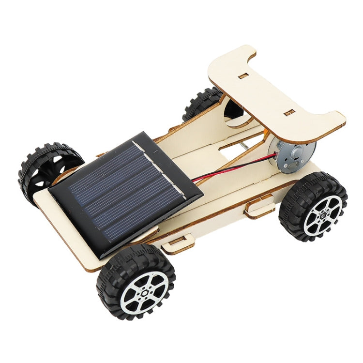 Coche Solar DIY ensamblaje de madera niños juguete educativo ciencia tecnología creador trabajo
