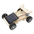 Coche Solar DIY ensamblaje de madera niños juguete educativo ciencia tecnología creador trabajo