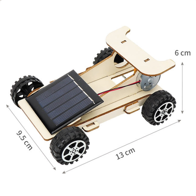 Coche Solar DIY ensamblaje de madera niños juguete educativo ciencia tecnología creador trabajo