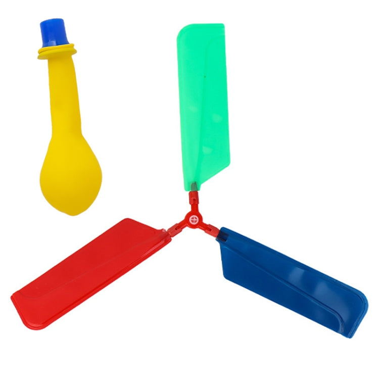Hélice casera globo helicóptero alumnos Manual DIY ciencia tecnología invención juguete, DIY Propeller Balloon Helicopter