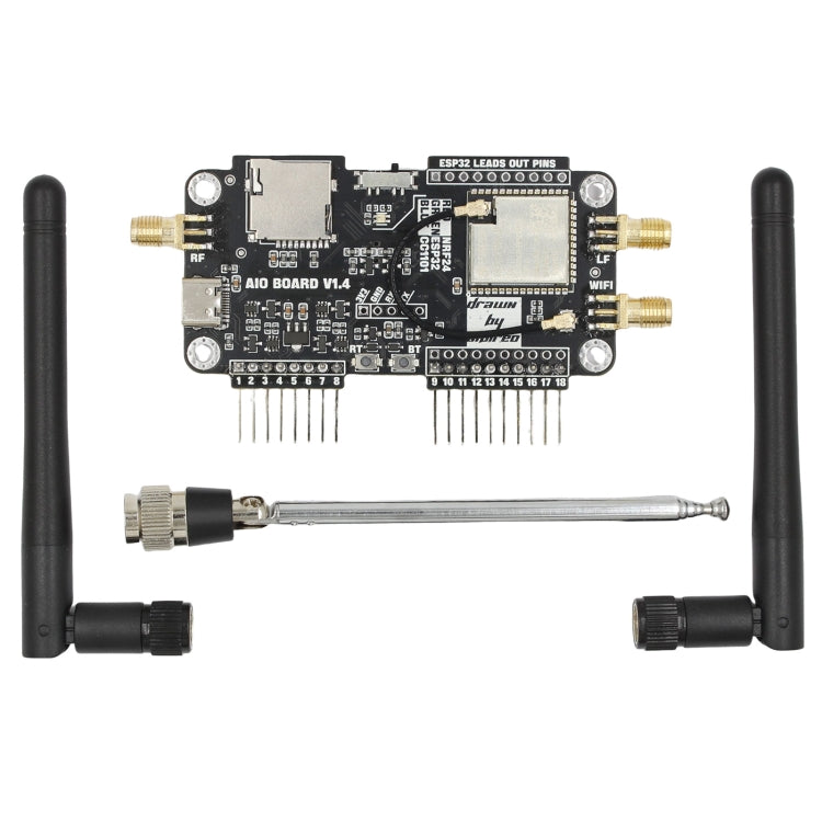 Módulo de expansión multifunción WIFI NRF24+ESP32 3 en 1, 3 in 1