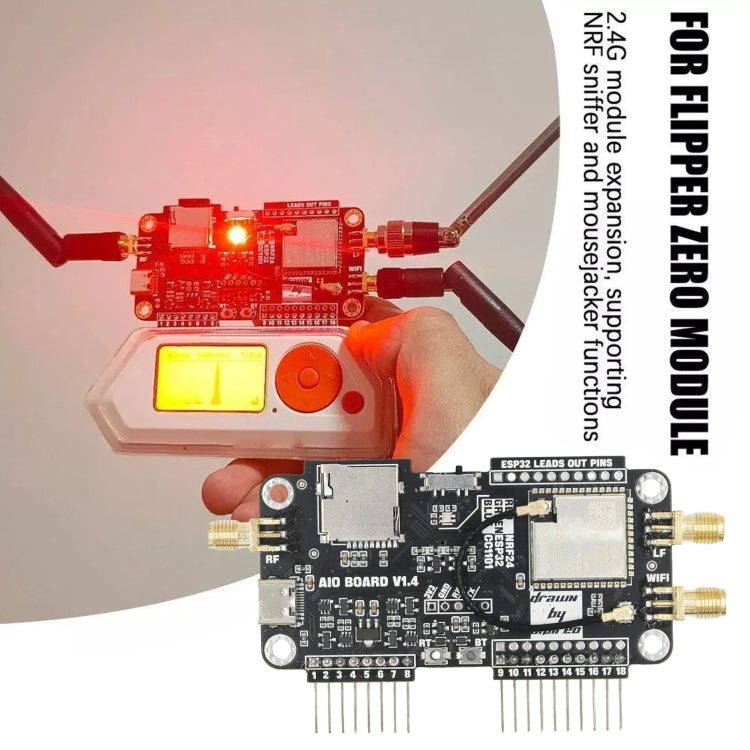 Módulo de expansión multifunción WIFI NRF24+ESP32 3 en 1, 3 in 1