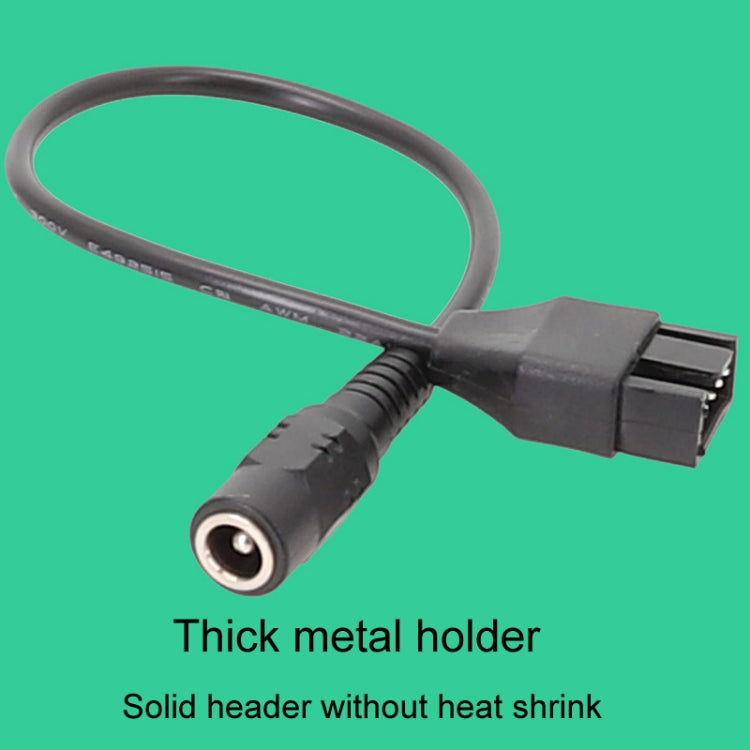 Adaptador de corriente DC5521 a caja de computadora de 12 V, cable de ventilador de 4 pines, DC5521 To 12V 4Pin