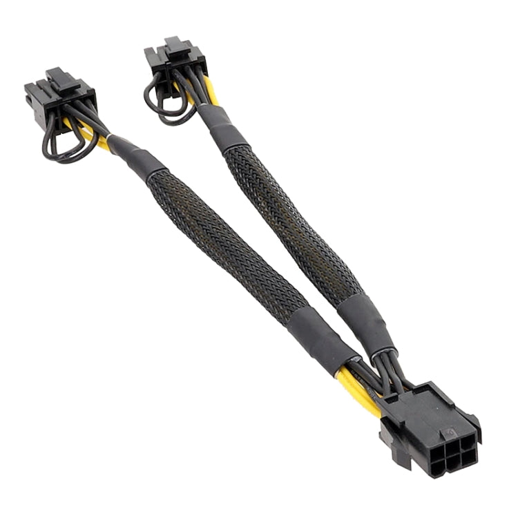 Cable de juego de tarjeta gráfica de 6 pines a doble 8 pines, adaptador de Cable de alimentación de uno a dos, 6Pin To Dual 8Pin
