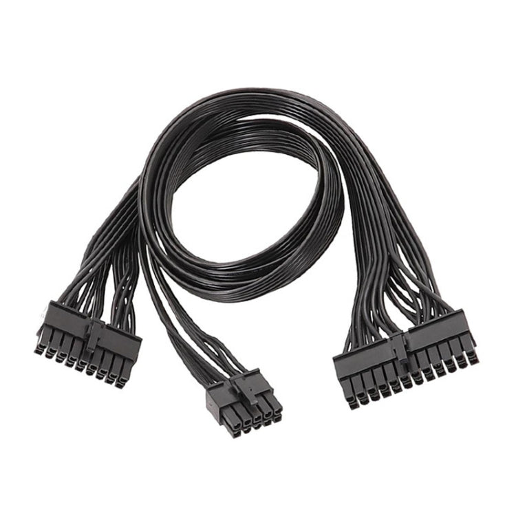 Para EVGA 10Pin/18Pin a 24Pin Cable plano módulo Cable tarjeta gráfica bloque Cable, 60cm For EVGA