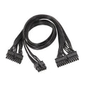 Para EVGA 10Pin/18Pin a 24Pin Cable plano módulo Cable tarjeta gráfica bloque Cable, 60cm For EVGA