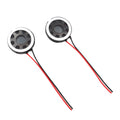 Altavoz de seguridad de plástico de 20 mm, 8 ohmios, 0,5 W/1 W para juguetes médicos, altavoz de voz con cable de soldadura magnético interno