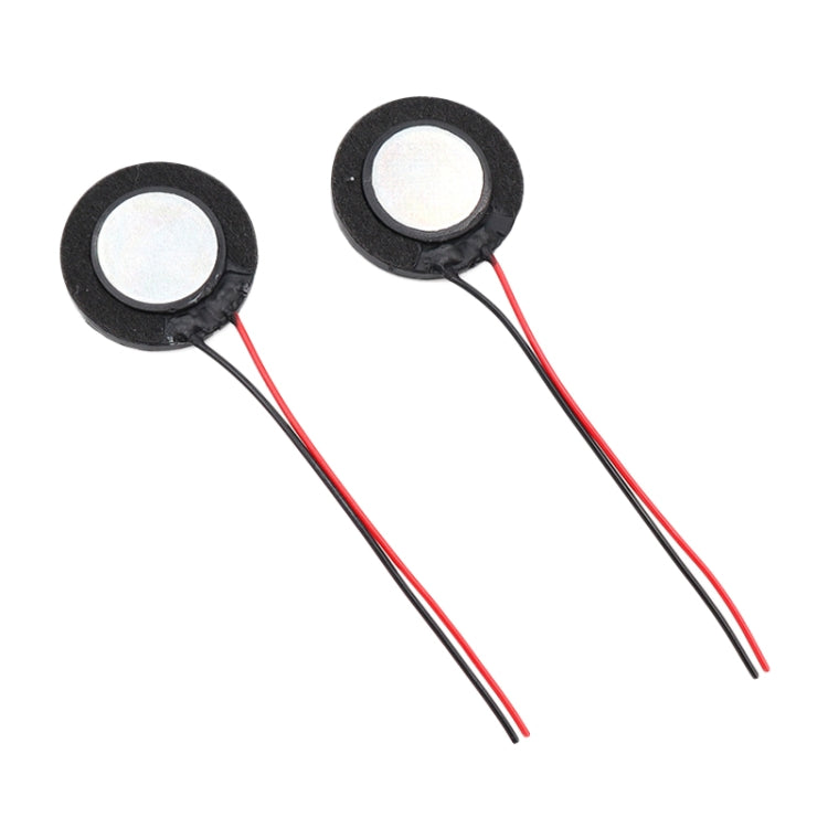 Altavoz de seguridad de plástico de 20 mm, 8 ohmios, 0,5 W/1 W para juguetes médicos, altavoz de voz con cable de soldadura magnético interno