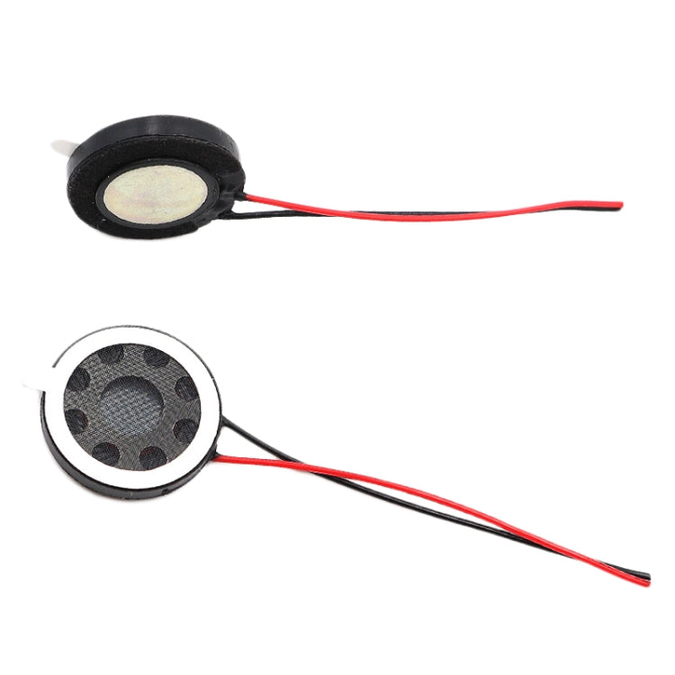 Altavoz de seguridad de plástico de 20 mm, 8 ohmios, 0,5 W/1 W para juguetes médicos, altavoz de voz con cable de soldadura magnético interno