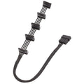 Cable grande de la jaula del disco duro de 1 a 5 de la rejilla 1 a 5 de la manga de 4Pin 18AWG, 40cm 4Pin 1 To 5