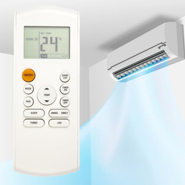 Para piezas de repuesto de Control remoto de aire acondicionado Midea RG57B-BGE, RG57B-BGE