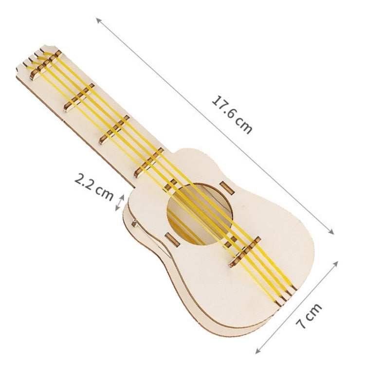 Kit de Material de concientización del sonido de guitarra con banda de goma, juguetes DIY para niños, equipo de investigación, Rubber Band Guitar
