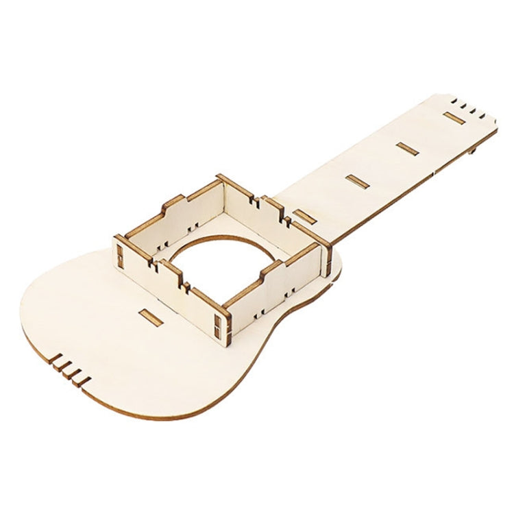 Kit de Material de concientización del sonido de guitarra con banda de goma, juguetes DIY para niños, equipo de investigación, Rubber Band Guitar