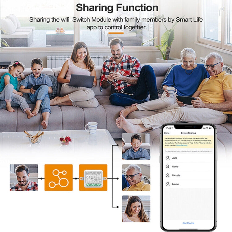 Módulo de interruptor inteligente para la aplicación Alexa / Google Home / Tuya Smart Life, 1CH  WiFi, 2CH WiFi, 3CH WiFi, 4CH WiFi, 1CH Zigbee, 2CH Zigbee, 3CH Zigbee, 4CH Zigbee