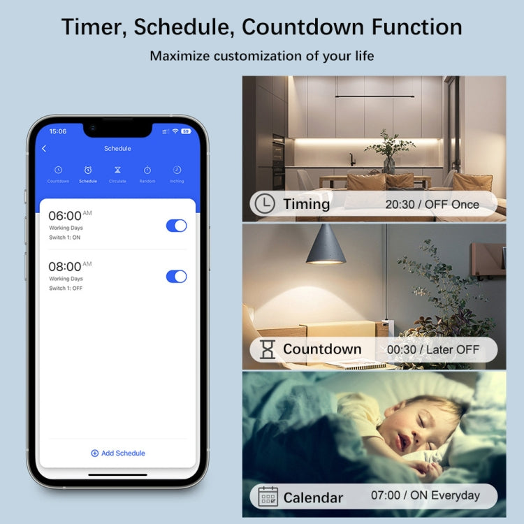 Módulo de interruptor inteligente para la aplicación Alexa / Google Home / Tuya Smart Life, 1CH  WiFi, 2CH WiFi, 3CH WiFi, 4CH WiFi, 1CH Zigbee, 2CH Zigbee, 3CH Zigbee, 4CH Zigbee