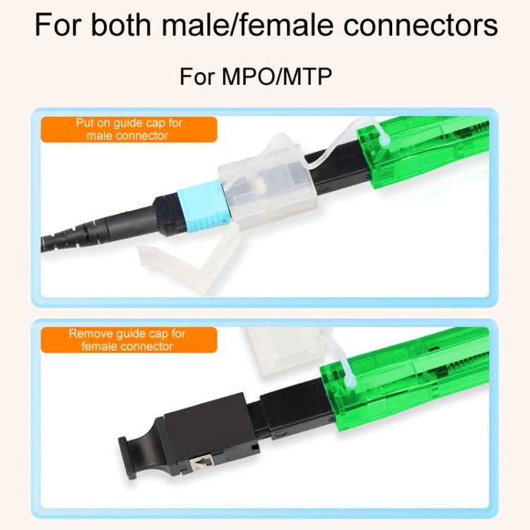Para limpiador de extremo de virola de módulo óptico de pluma de limpieza de fibra óptica MPO/MTP