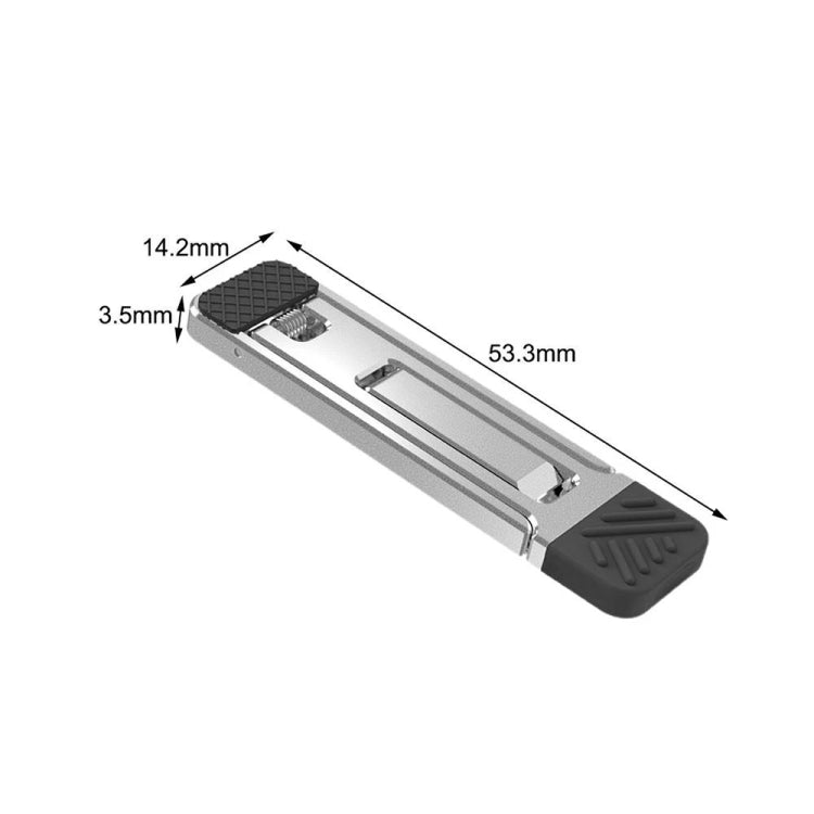 Almohadilla de aumento de soporte de refrigeración Invisible, 2 uds., para ordenador portátil, teléfonos inteligentes y tabletas, 110034 Light Gray