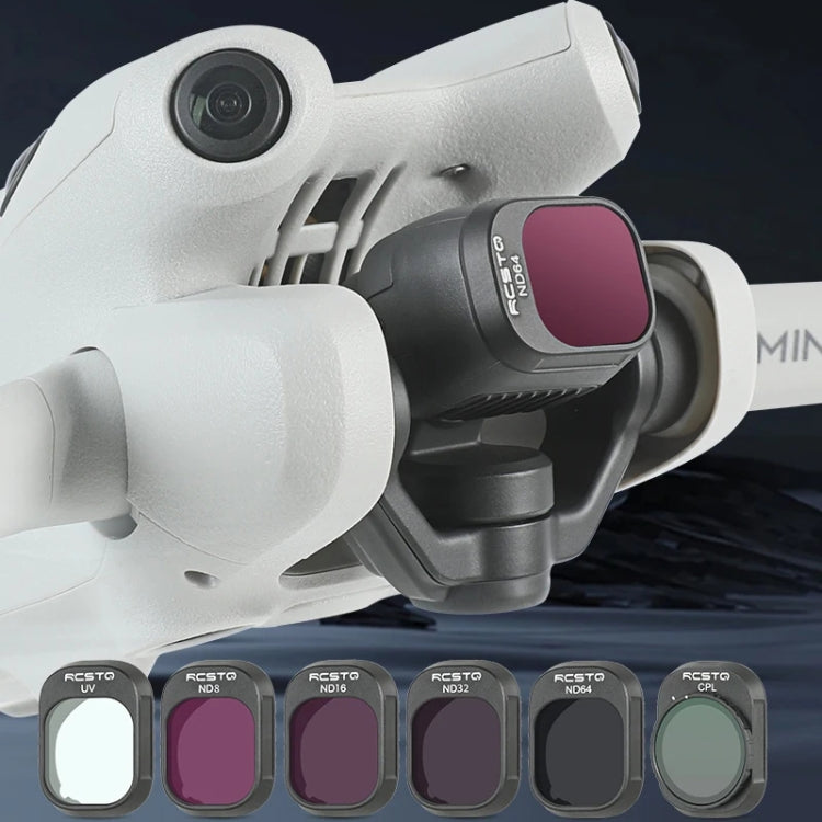 Espejo protector con filtro HD RCSTQ para DJI Mini 4 Pro, accesorios para drones, ND8+ND16+ND32+ND64, ND8+ND16+ND32+ND64+UV+CPL, ND8, ND16, ND32, ND64, CPL, UV, ND-PL8+ND-PL16+ND-PL32+ND-PL64, ND-PL8+ND-PL16+ND-PL32+ND-PL64+UV+CPL, ND-PL8, ND-PL16     ...