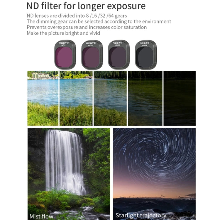 Espejo protector con filtro HD RCSTQ para DJI Mini 4 Pro, accesorios para drones, ND8+ND16+ND32+ND64, ND8+ND16+ND32+ND64+UV+CPL, ND8, ND16, ND32, ND64, CPL, UV, ND-PL8+ND-PL16+ND-PL32+ND-PL64, ND-PL8+ND-PL16+ND-PL32+ND-PL64+UV+CPL, ND-PL8, ND-PL16     ...