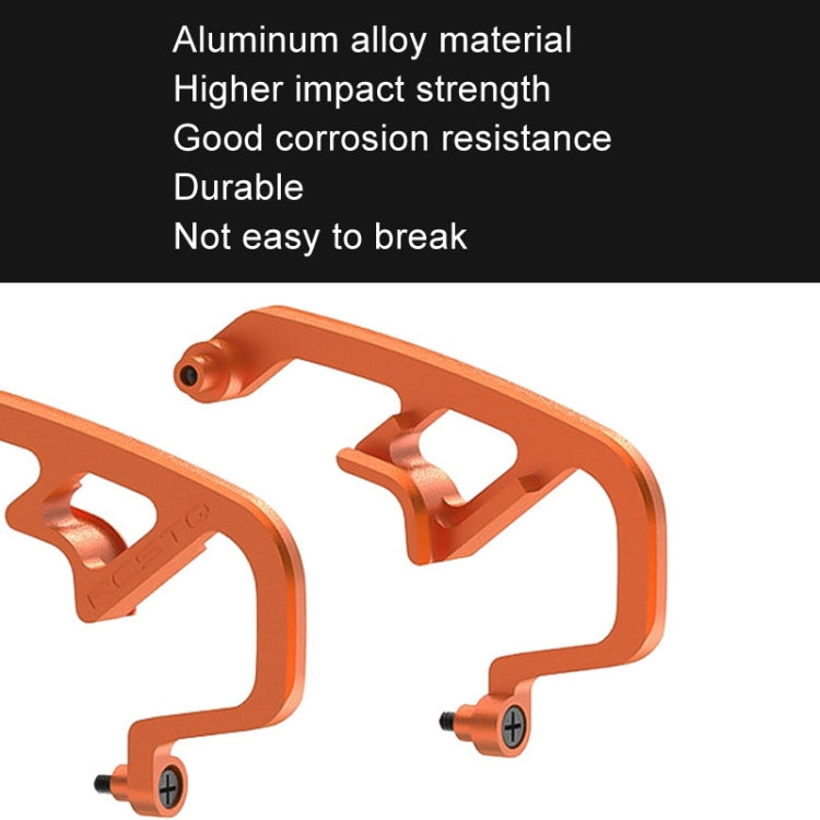 Para DJI Avata 2 RCSTQ aleación de aluminio máquina voladora lente barra de protección contra colisiones, Protection Bar (Red), Protection Bar (Orange)