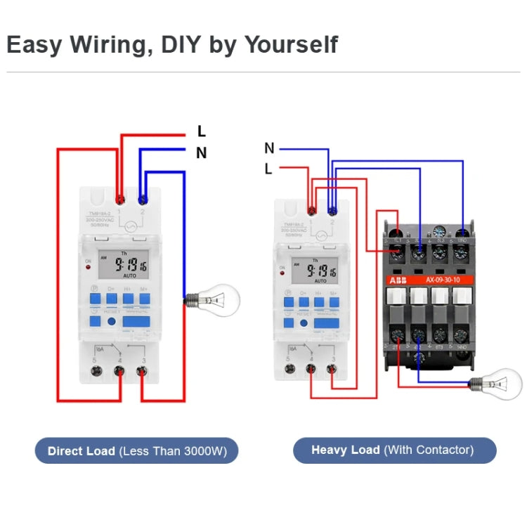 16A Montaje en carril Din Temporizador digital Interruptor Microordenador Control de relé de tiempo programable semanal, SINOTIMER TM919A-110V, SINOTIMER TM919A-2 220V, SINOTIMER TM919A-3 24V, SINOTIMER TM919A-4 12V, T SINOTIMER TM919A-5V              ...