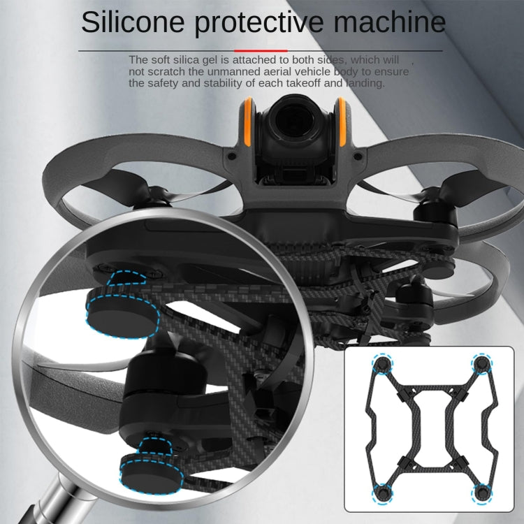 Parachoques de protección ligero de fibra de carbono para chasis RCSTQ de DJI Avata 2