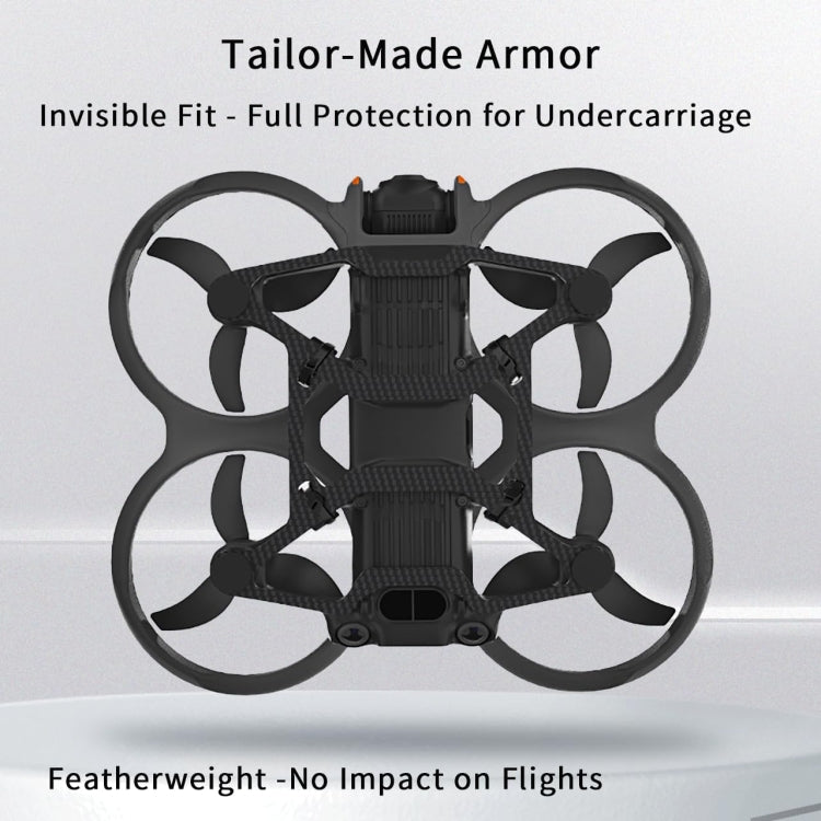 Parachoques de protección ligero de fibra de carbono para chasis RCSTQ de DJI Avata 2