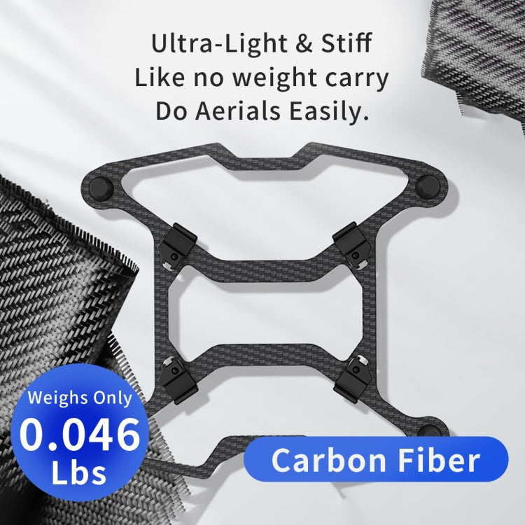 Parachoques de protección ligero de fibra de carbono para chasis RCSTQ de DJI Avata 2