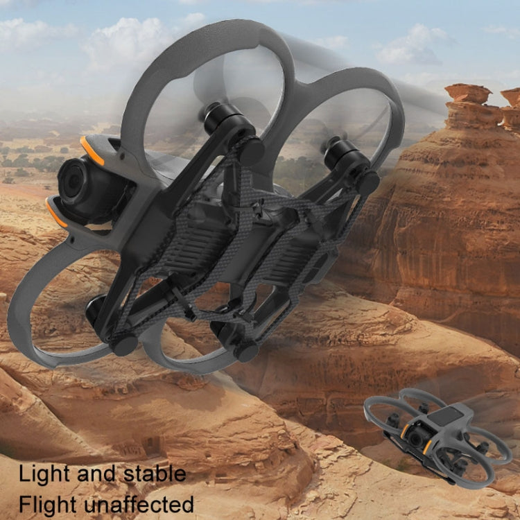 Parachoques de protección ligero de fibra de carbono para chasis RCSTQ de DJI Avata 2