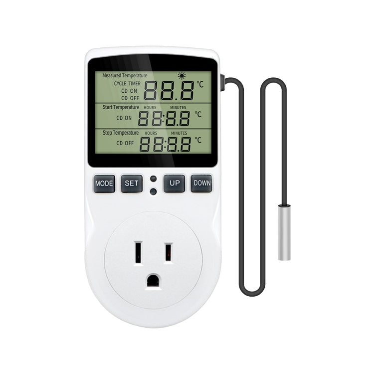 Termostato Digital inteligente cuenta regresiva interruptor de Control de temperatura controlador de temperatura de sincronización, US Plug