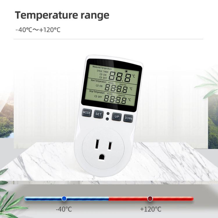 Termostato Digital inteligente cuenta regresiva interruptor de Control de temperatura controlador de temperatura de sincronización, US Plug