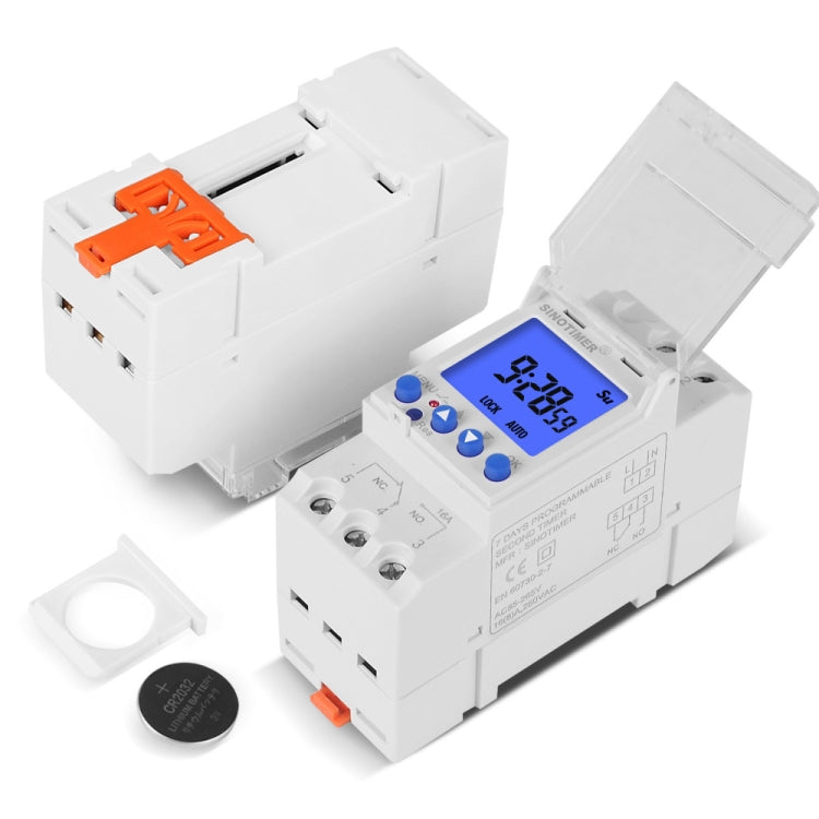 SINOTIMER TM928SAKL 85-265V 16A 1 segundo a 168 horas interruptor de tiempo electrónico programable, 16A