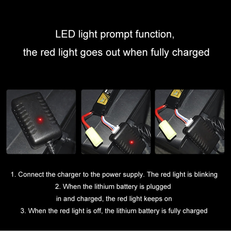 cargador USB de la batería de litio de la protección de salida de 11.1V 2A 3S con la luz, XH/4P Plug