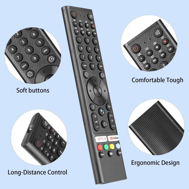 Control remoto por voz Bluetooth para televisores ChangHong/CHIQ