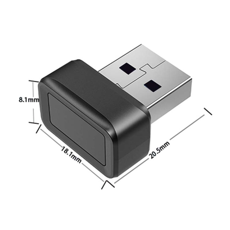 Clave de seguridad del lector de huellas dactilares de Windows Hello para Windows 10/11, TRU5 Black, TRU5 Silver