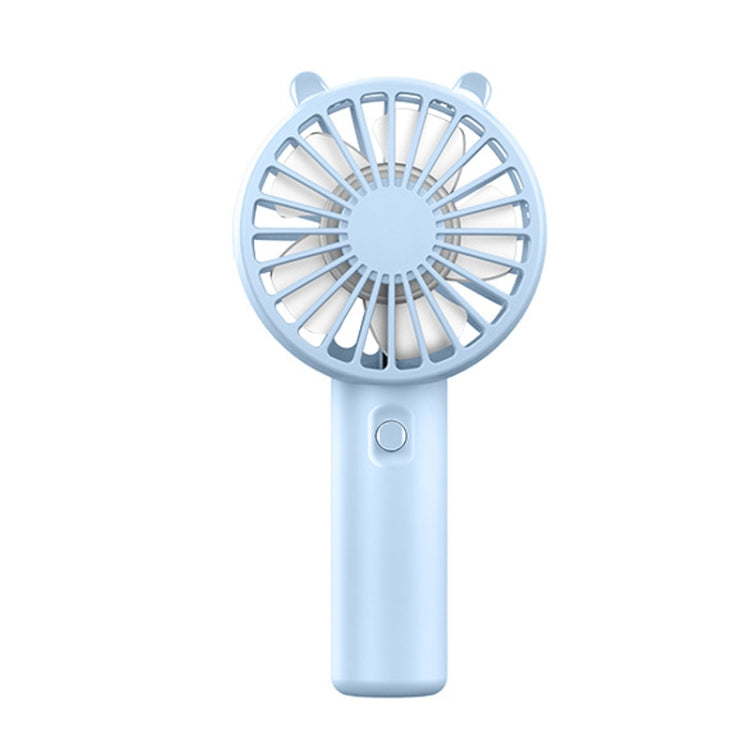 Mini ventilador de mano USB recargable portátil soporte para teléfono de escritorio