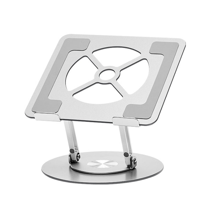 Soporte para computadora portátil de aleación de aluminio con base giratoria de 360 grados,, s11