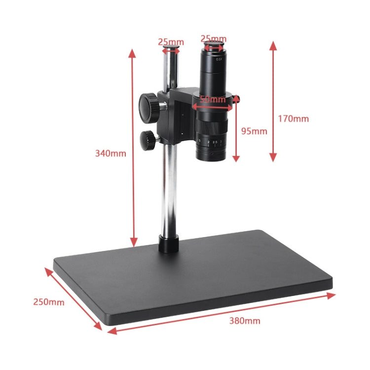 Mesa de mantenimiento monocular del soporte de elevación del microscopio del soporte monocular de la cámara industrial, Complete Set Stand, 60cm Heightened Stand