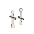 Llave de cruz para impresora 3D, mini dado, herramienta para tuercas y tornillos M2/M2.5/M3/M4, 2pcs