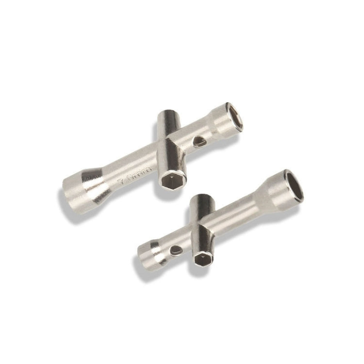 Llave de cruz para impresora 3D, mini dado, herramienta para tuercas y tornillos M2/M2.5/M3/M4, 2pcs