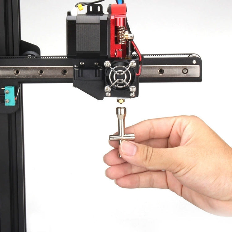 Llave de cruz para impresora 3D, mini dado, herramienta para tuercas y tornillos M2/M2.5/M3/M4, 2pcs