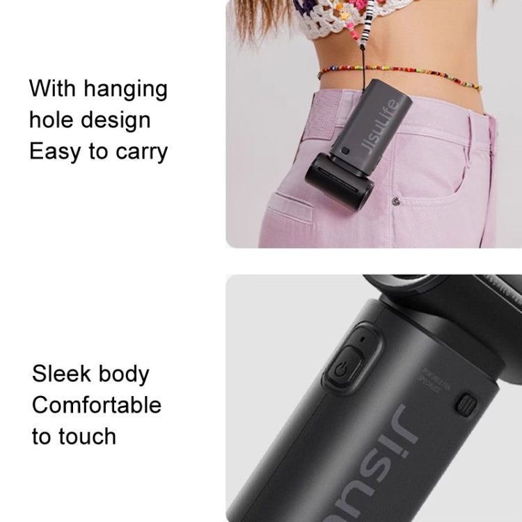JisuLife - Mini ventilador portátil de mano de alta velocidad, recargable por USB, ventilador eléctrico de escritorio, 3600mAh, 5000mAh