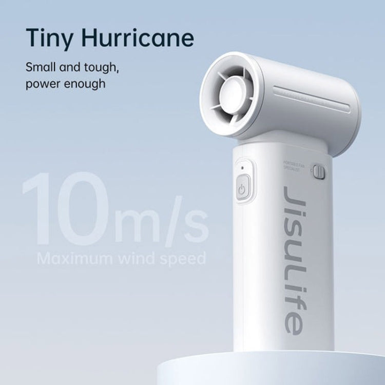 JisuLife - Mini ventilador portátil de mano de alta velocidad, recargable por USB, ventilador eléctrico de escritorio, 3600mAh, 5000mAh