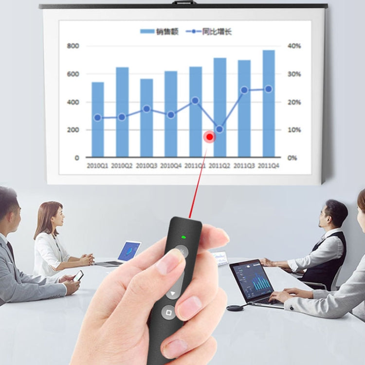 Puntero láser infrarrojo multimedia B1 para enseñanza empresarial, bolígrafo inalámbrico para pasar páginas en PPT, B1 (Black), B1 (White), B1 (Pink)