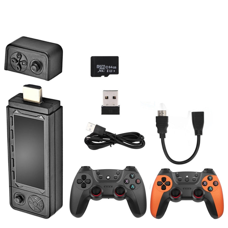 Consola de videojuegos X9 Ultra con mando inalámbrico doble de 2,4 G, 64GB 37000+ Games, 128GB 42000+ Games, 256GB  60000+ Games