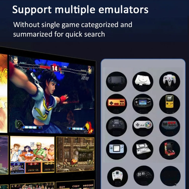 Consola de videojuegos X9 Ultra con mando inalámbrico doble de 2,4 G, 64GB 37000+ Games, 128GB 42000+ Games, 256GB  60000+ Games
