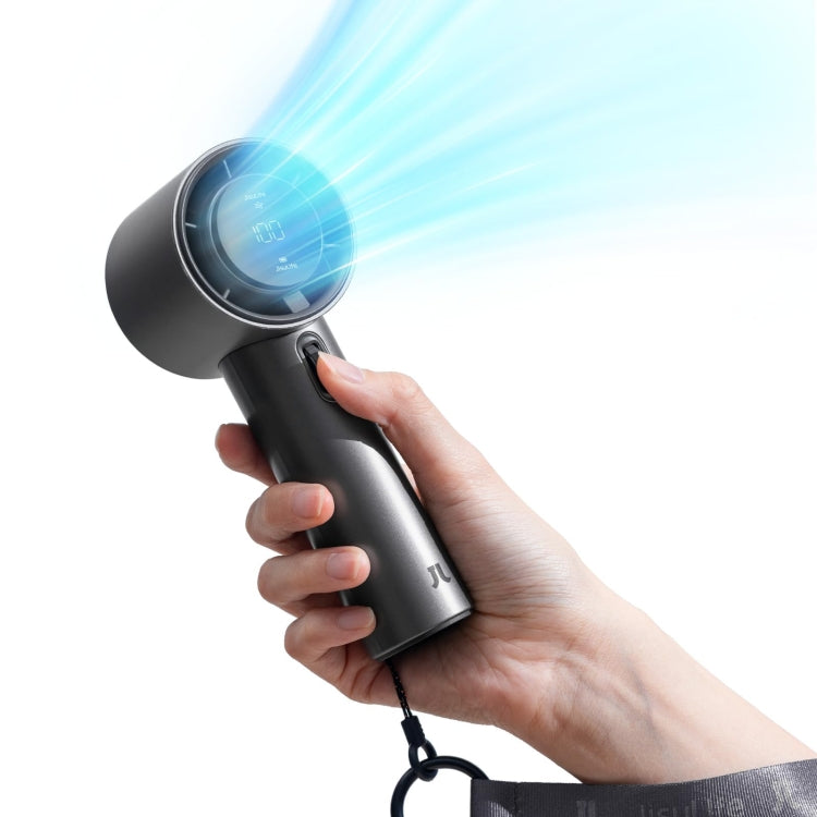 JisuLife FA53 Pro 1 Ventilador portátil pequeño de mano de alta velocidad y potente refrigeración, mini ventilador de escritorio recargable por USB